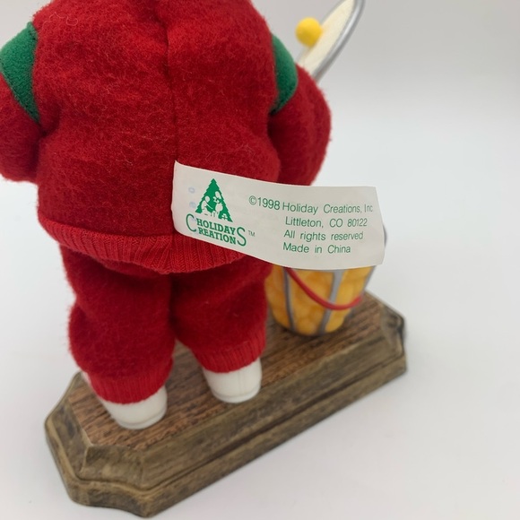 Holiday Time Holiday Creations 1998 Musical Tennis Sport Posable Santa Vintage - Picture 7 of 12